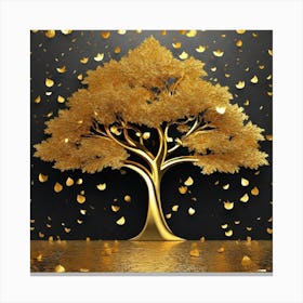 Golden Tree 5 Canvas Print