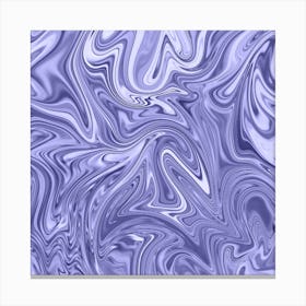 Lavender Liquid Marble 1 Canvas Print