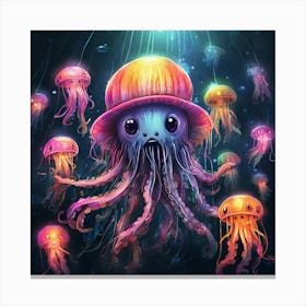 Jellyfish 21 Canvas Print