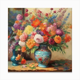 Summer Bouquet Canvas Print