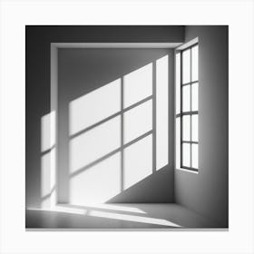 Shadows Of A Window 1 Canvas Print