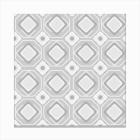 Wallpaper Geos in tonal grays Canvas Print