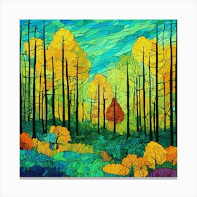 Autumn Forest 8 Canvas Print