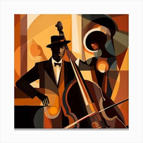 Jazz Music 12 Canvas Print