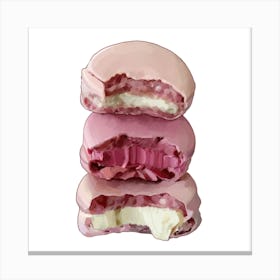 Macarons Canvas Print