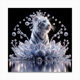 White Tiger Canvas Print