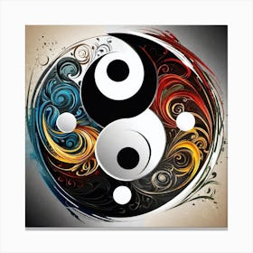 Yin Yang Symbol 18 Canvas Print