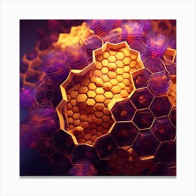 3d Rendering Of A Virus 2 Canvas Print