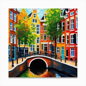 Amsterdam Canal 14 Canvas Print