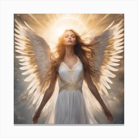 Angel With Wings Canvas Print