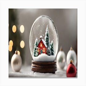 Snow Globe Canvas Print