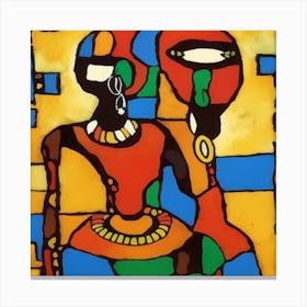 African Art #19 Canvas Print