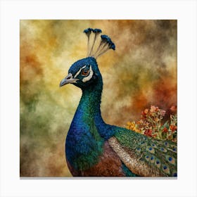 Peacock 4 Canvas Print