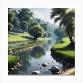 Landscape Painting 163 Canvas Print