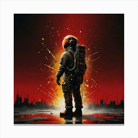 Astronaut 100 Canvas Print