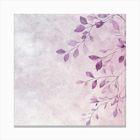 Purple Flowers 1 Canvas Print