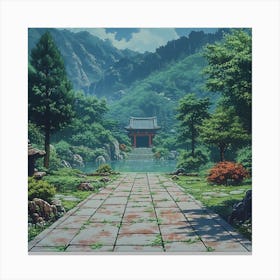 Koi Pond Canvas Print