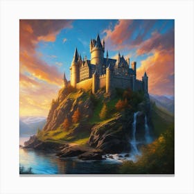 Hogwarts Castle 10 Canvas Print