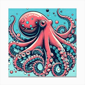 Octopus 9 Canvas Print