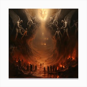 Demons And Angels Canvas Print