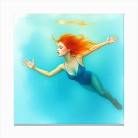 Mermaid 3 Canvas Print