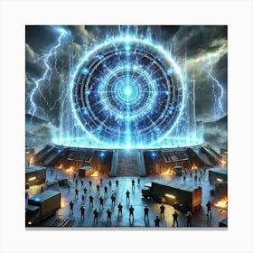 Energy Shields Canvas Print