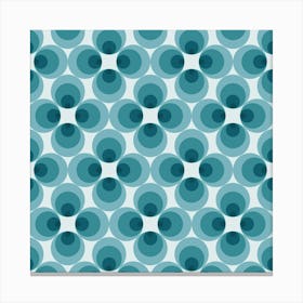 Modern Retro Pattern 28 Canvas Print