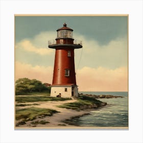 Lighthouse Of St John Canvas Print