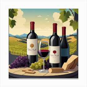 Default Wine Break Art 0 Canvas Print