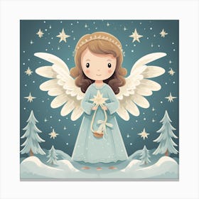 Christmas Angel 20 Canvas Print