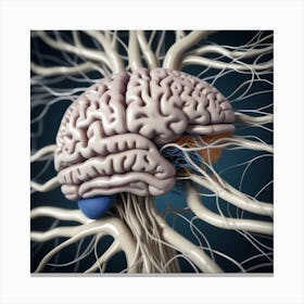 Brain And Nerves 32 Canvas Print