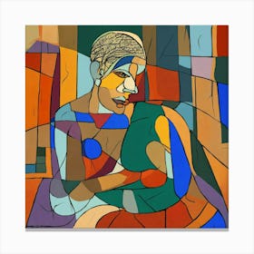 Paint Of Picasso Style (3) Canvas Print