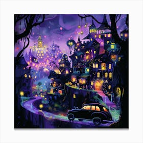 Disney'S Haunted House Canvas Print