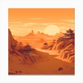 Chinese Landscape Canvas Print