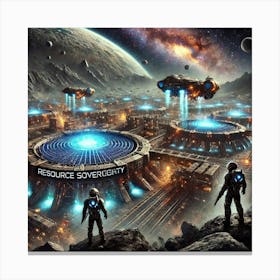 A Striking Image Representing The Kuiper Coalition Canvas Print