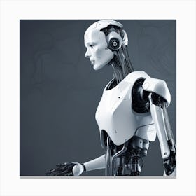 Robot Woman 4 Canvas Print