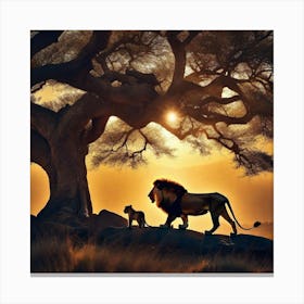 Lion King 8 Canvas Print