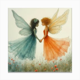 Colorful Fairies Canvas Print