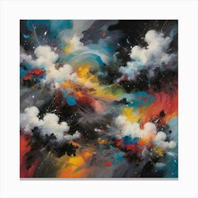 Abstract Clouds Canvas Print