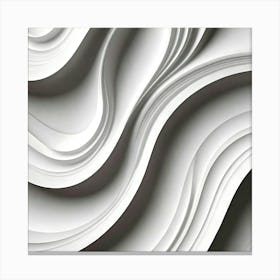 Abstract Wavy Pattern 2 Canvas Print