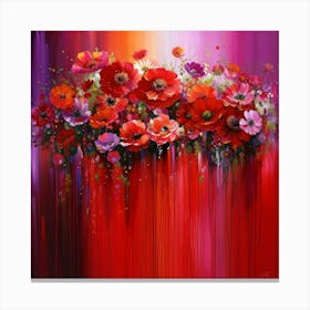 Poppies 103 Canvas Print