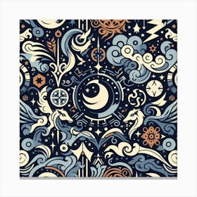 Seamless Pattern Canvas Print