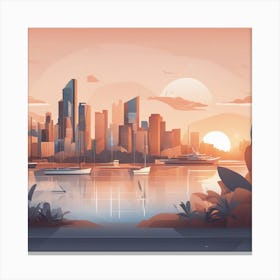 Cityscape 5 Canvas Print