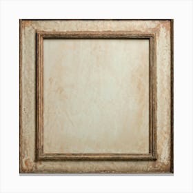 Artistic Design Encased Within A Vintage Textured Cardboard Frame Showcasing The Worn Patina The G Canvas Print