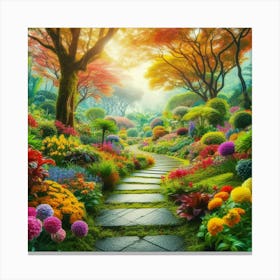 Garden Path 16 Canvas Print