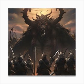 Demon King Canvas Print