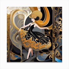 Nova Fy! Blackgold 012 Canvas Print