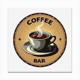 Coffee Bar Canvas Print