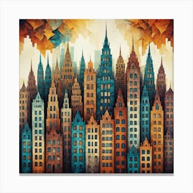 Cityscape 4 Canvas Print