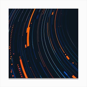 Abstract Background With Lines Canvas Print